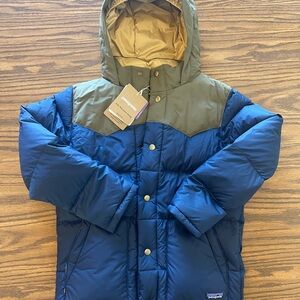 Patagonia Boys Bivy Puffer Coat Jacket